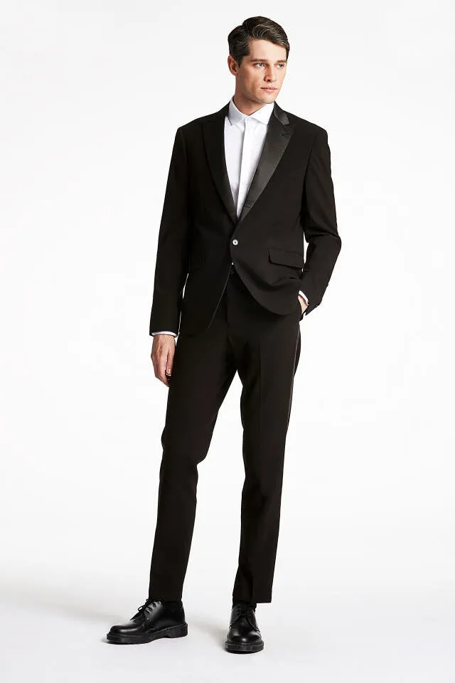 Lindbergh Stretch Tuxedosuit Slim Fit | Black