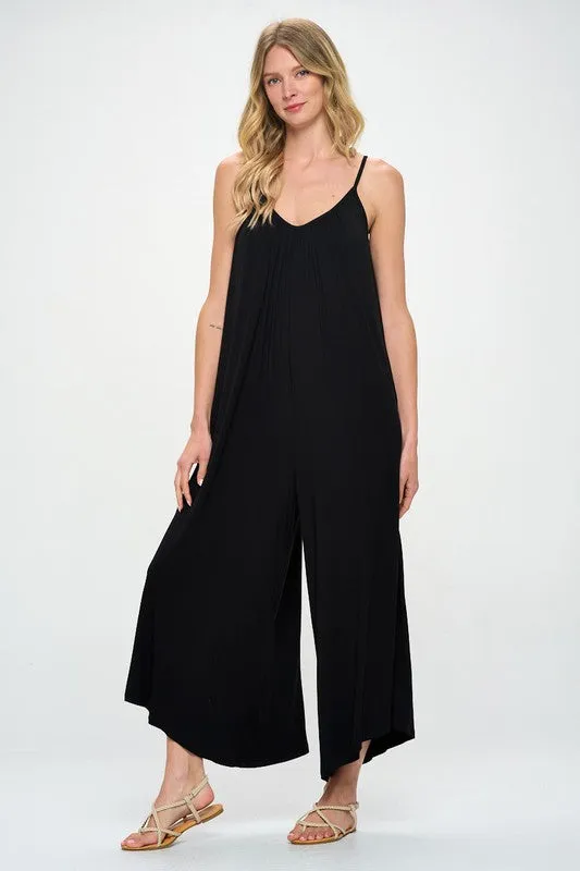 Made in USA Modal Spandex Soft Knit Jumpsuit