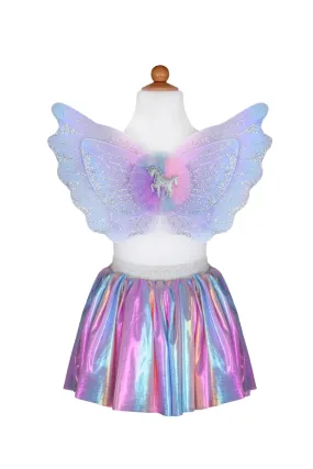 Magical Unicorn Skirt & Wings Pastel