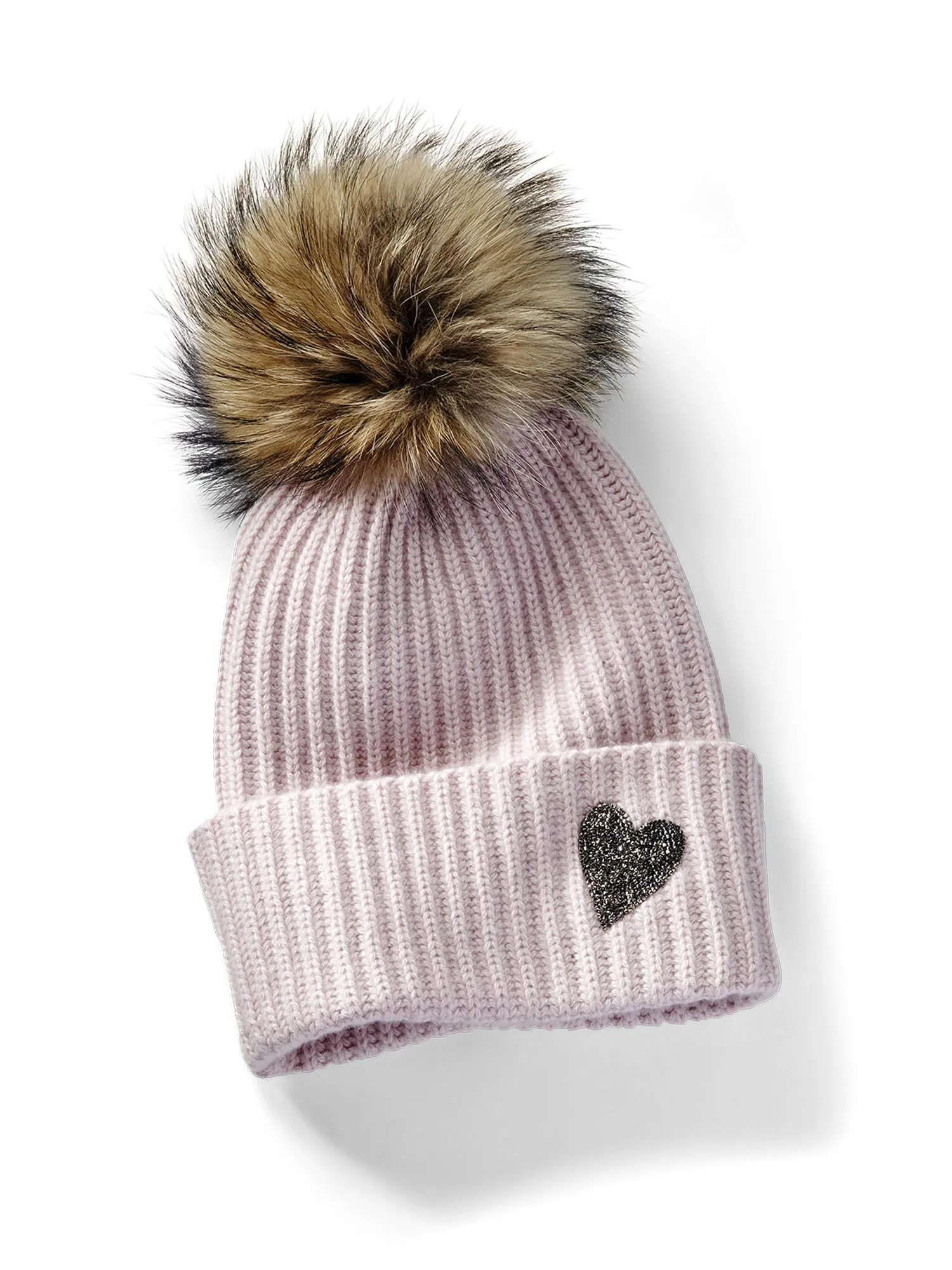 Marius Heart Cashmere Knit Hat