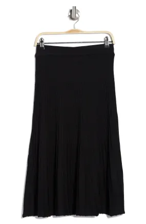 MAXSTUDIO Pleated Sweater Skirt