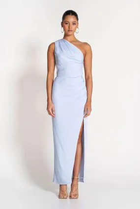 May Draped One Shoulder Gown