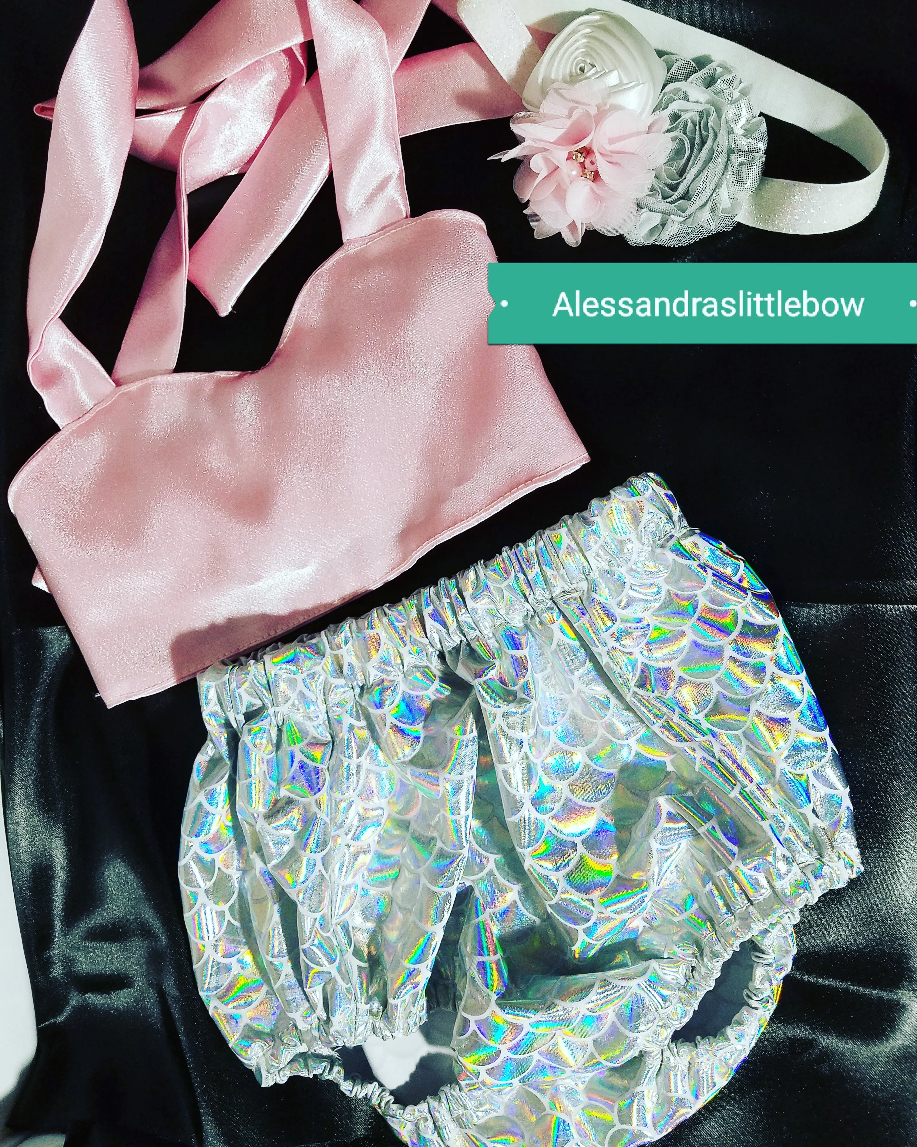 Mermaid princess 2 piece set