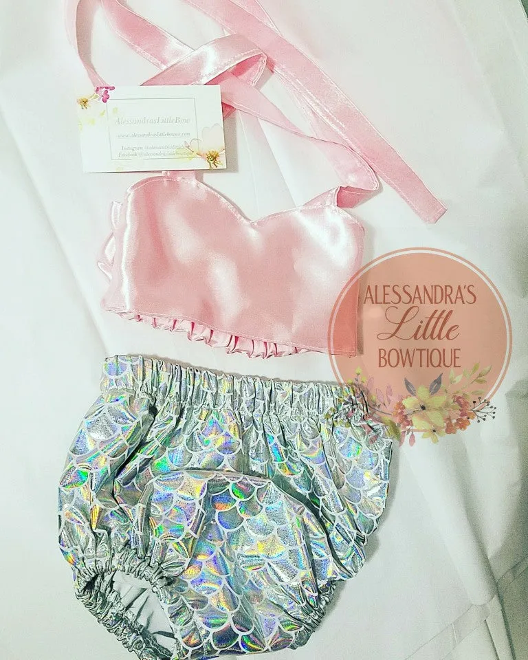 Mermaid princess 2 piece set