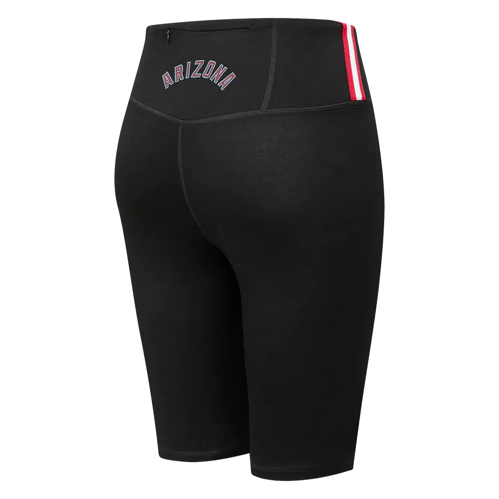 MLB ARIZONA DIAMONDBACKS CLASSIC WOMEN'S CTN BIKE SHORT (BLACK)