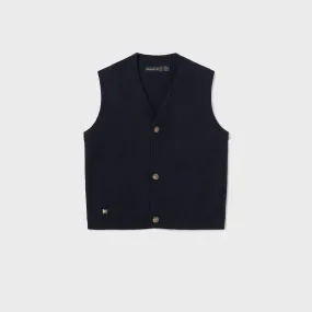 Navy Knit Vest