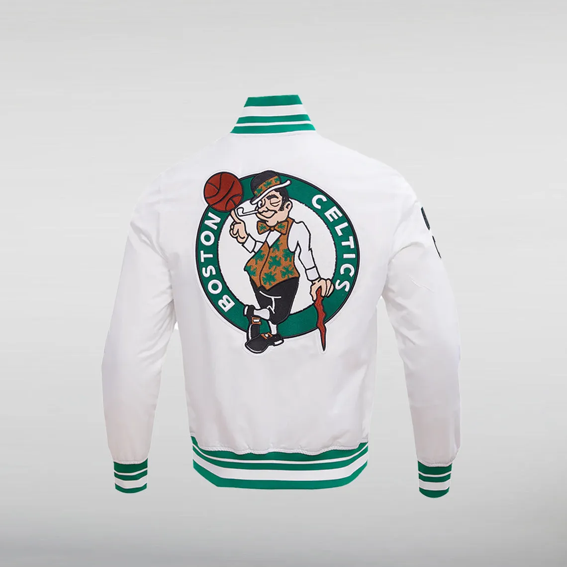 NBA Boston Celtics Satin Varsity Jacket