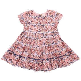 Niley Dress, Pink Blossoms