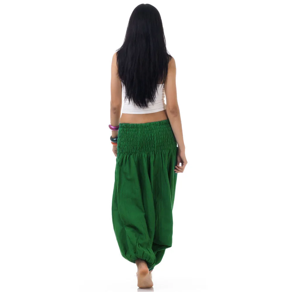 Olive Grove Women's 2-in-1 Jumpsuit Harem Pants