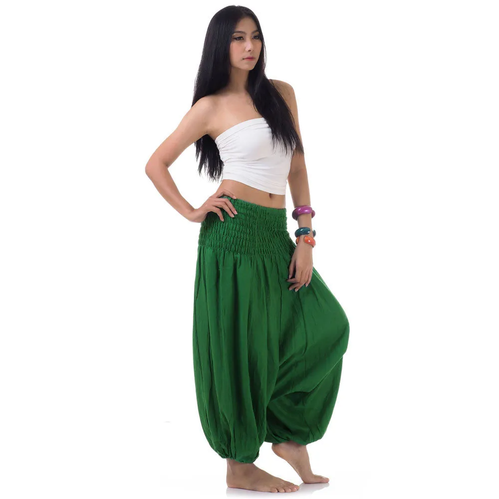 Olive Grove Women's 2-in-1 Jumpsuit Harem Pants