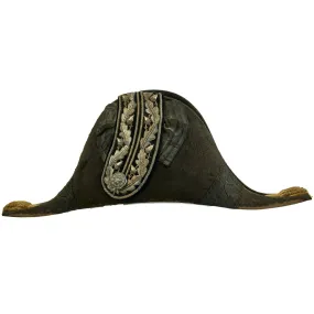 Original British Victorian Officer Bicorn Fore-and-Aft Hat - Circa 1890