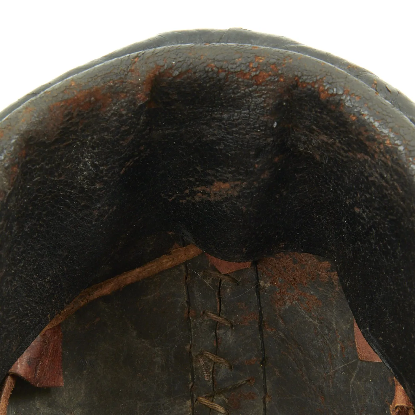 Original German WWII Named 1st Pattern NSKK Crash Helmet - Hans Kiefel 73 / M77.