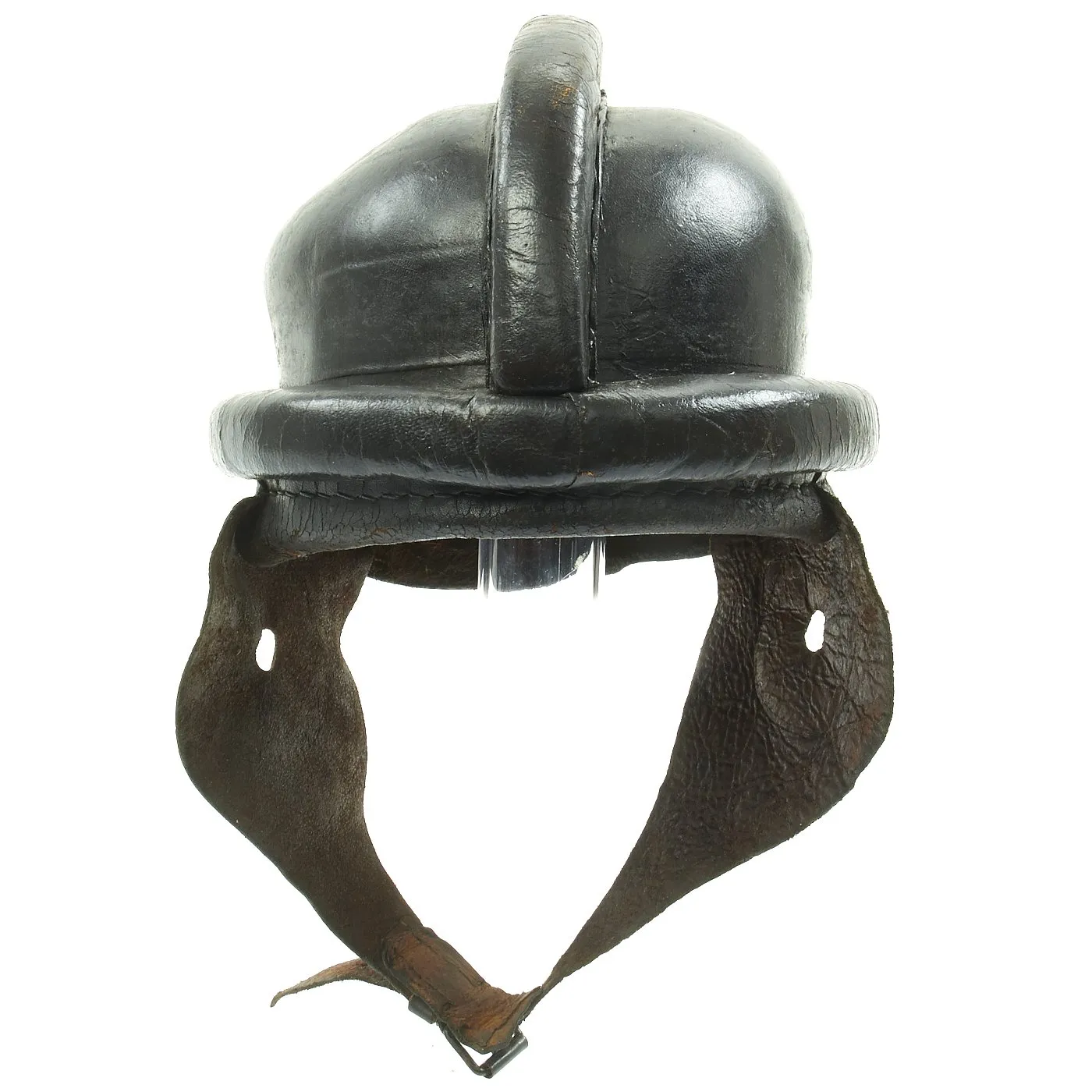 Original German WWII Named 1st Pattern NSKK Crash Helmet - Hans Kiefel 73 / M77.