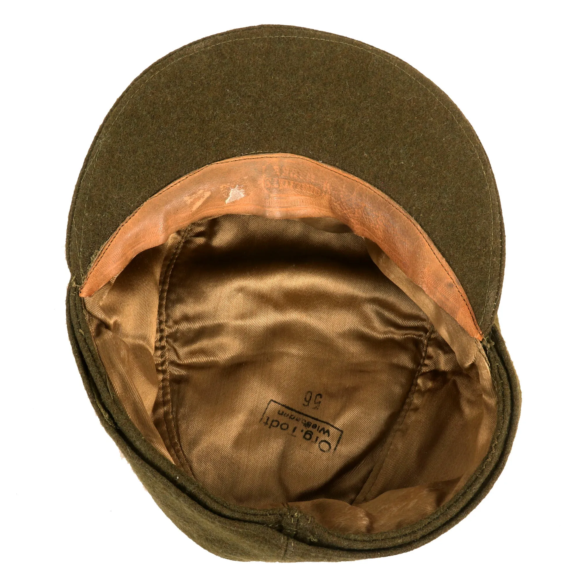 Original German WWII Organisation TODT M43 EM/NCO Feldmütze Field Cap - Size 56