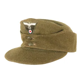 Original German WWII Organisation TODT M43 EM/NCO Feldmütze Field Cap - Size 56