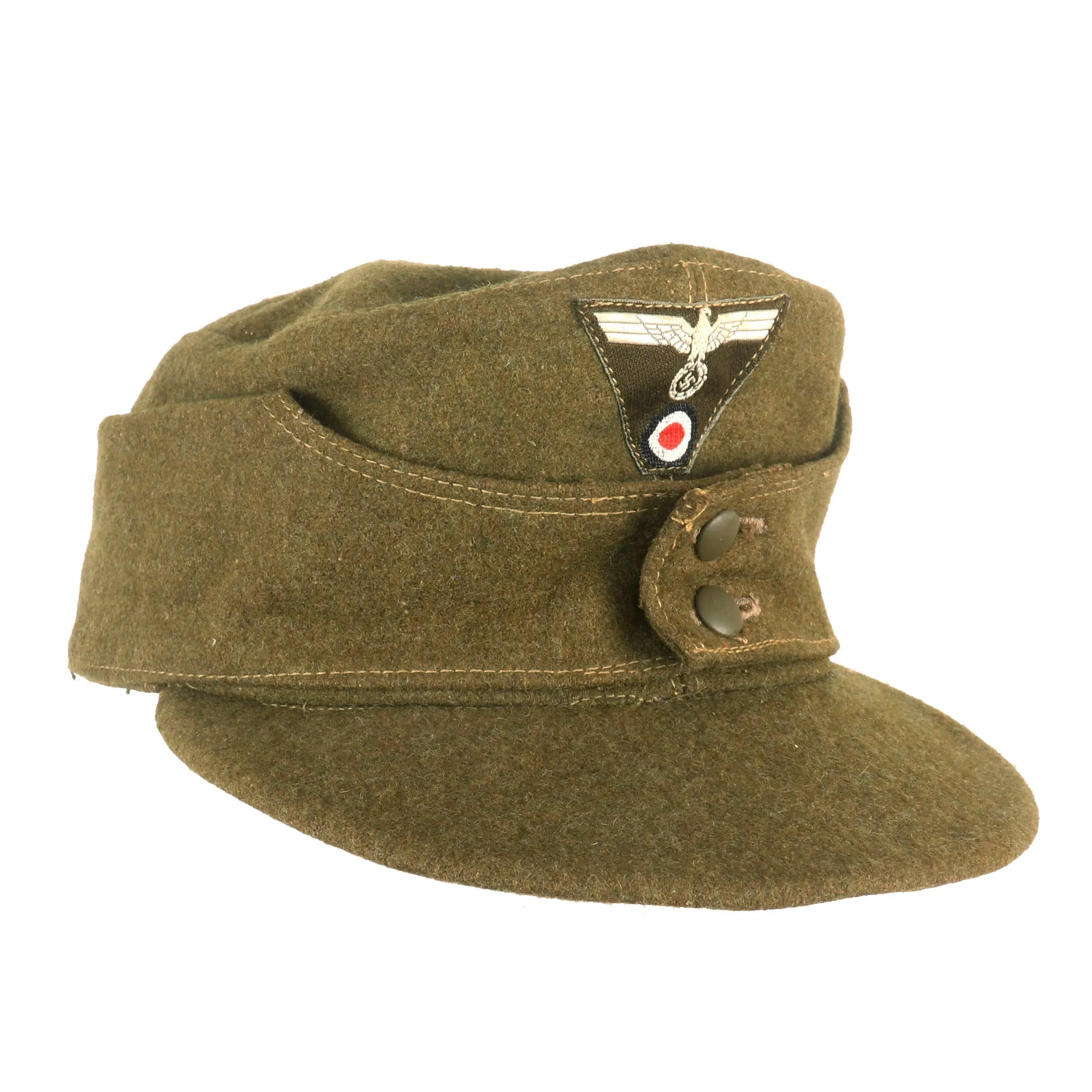 Original German WWII Organisation TODT M43 EM/NCO Feldmütze Field Cap - Size 56