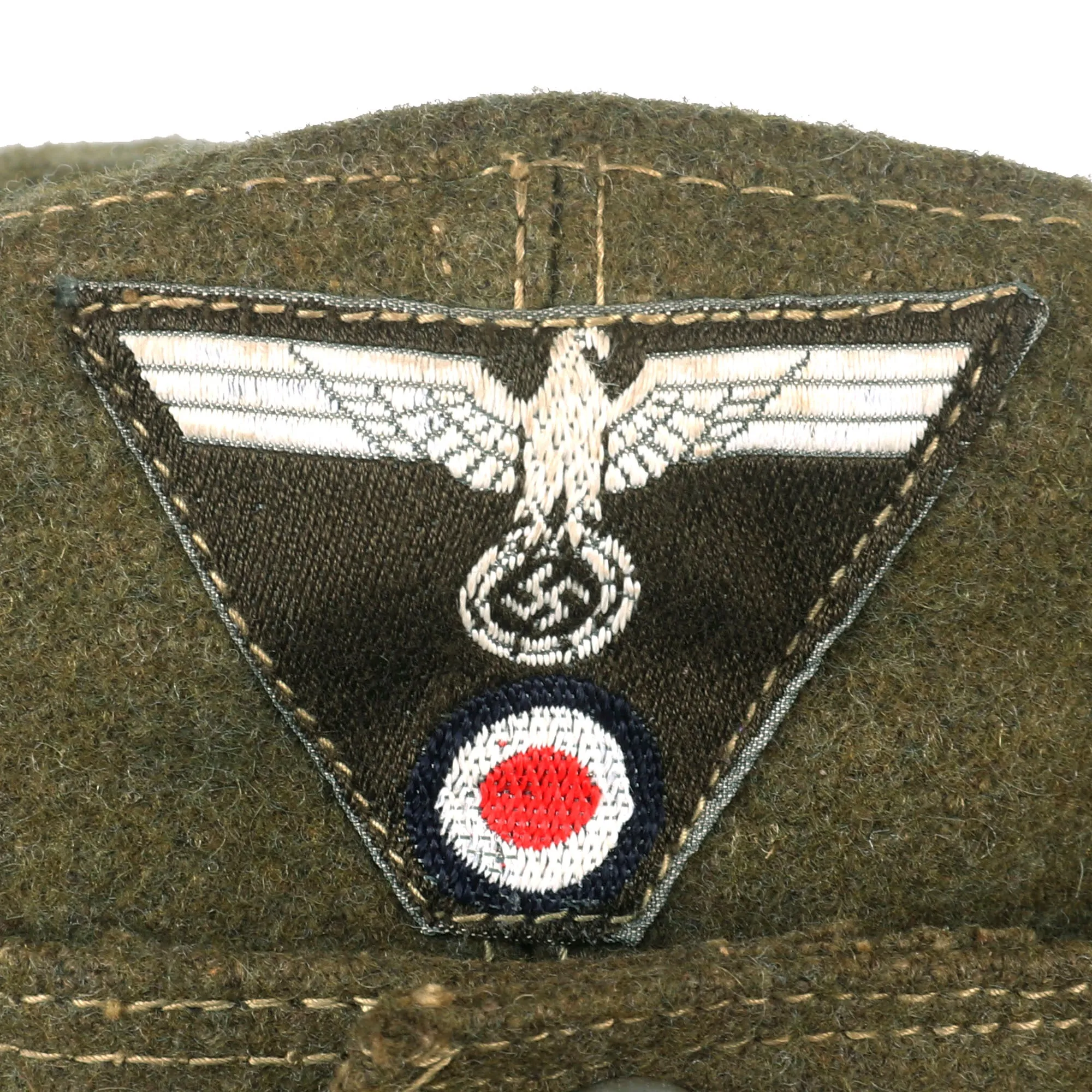 Original German WWII Organisation TODT M43 EM/NCO Feldmütze Field Cap - Size 56