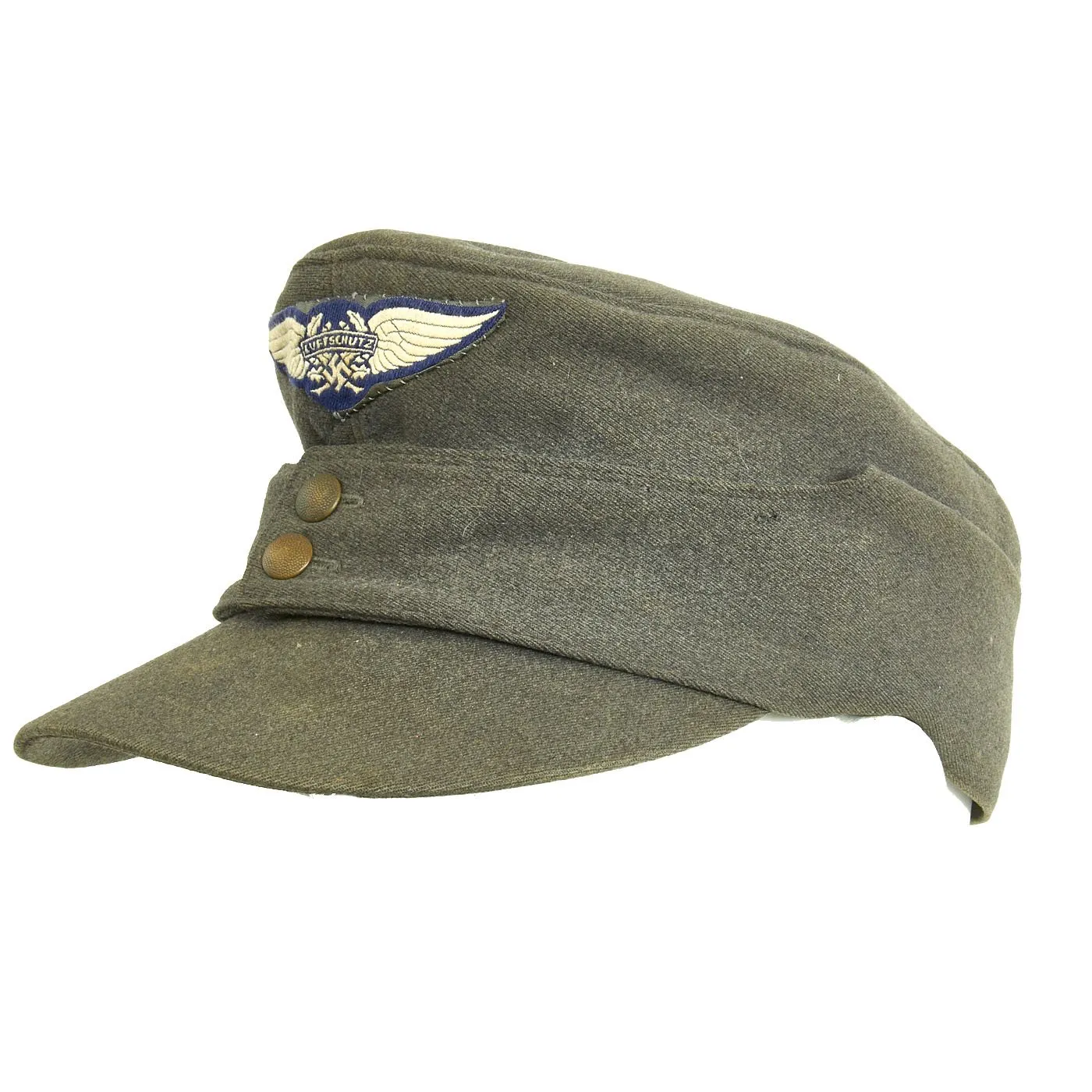 Original German WWIIT RLB Luftschutz M43 Feldmütze Field Cap