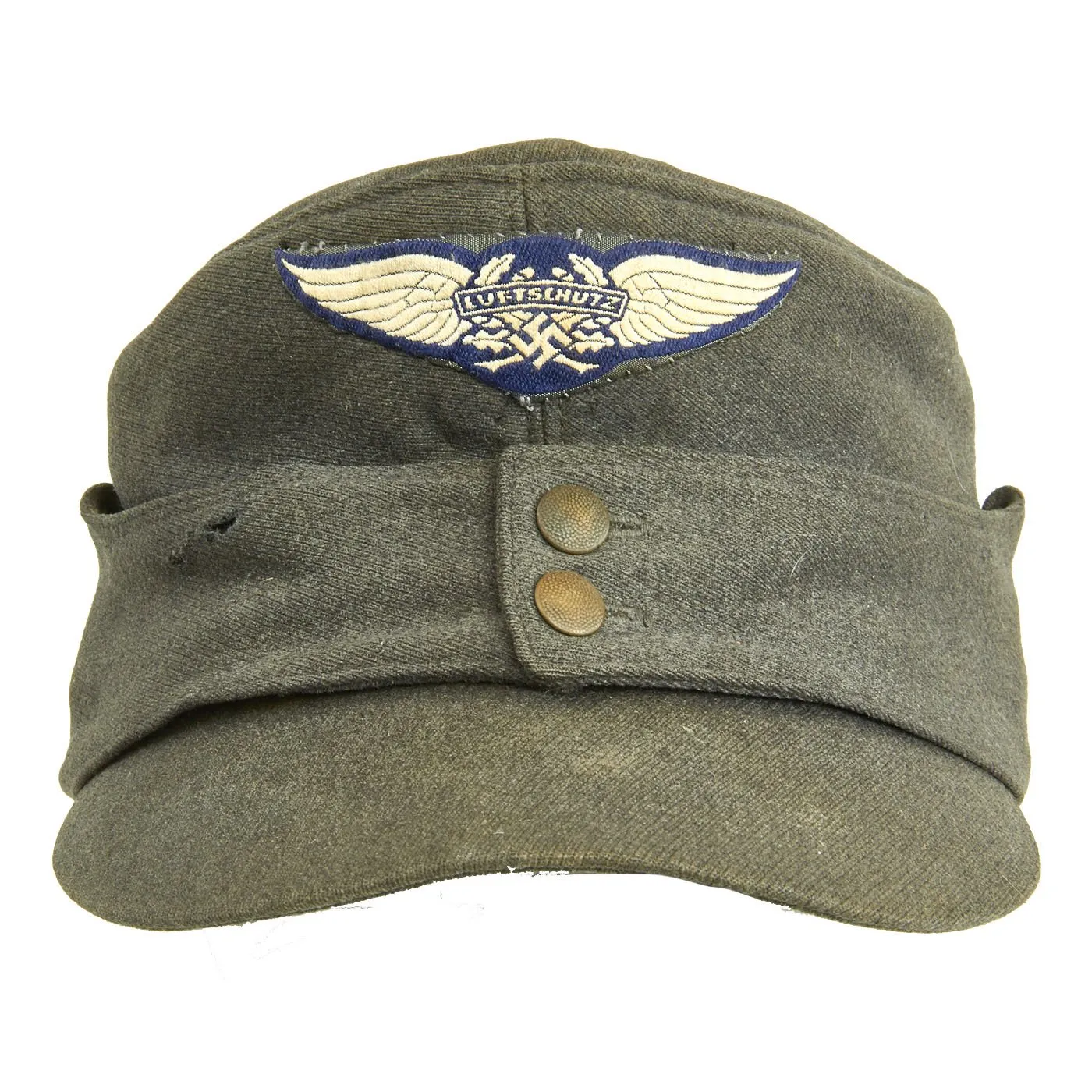 Original German WWIIT RLB Luftschutz M43 Feldmütze Field Cap