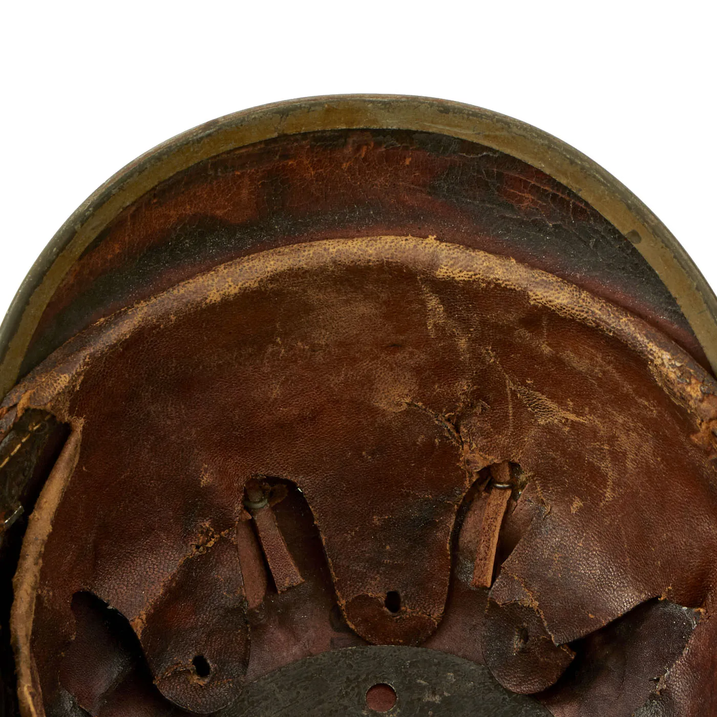 Original Imperial German WWI Kingdom of Saxony M1915 Infantry EM/NCO Pickelhaube Spiked Helmet - dated 1916