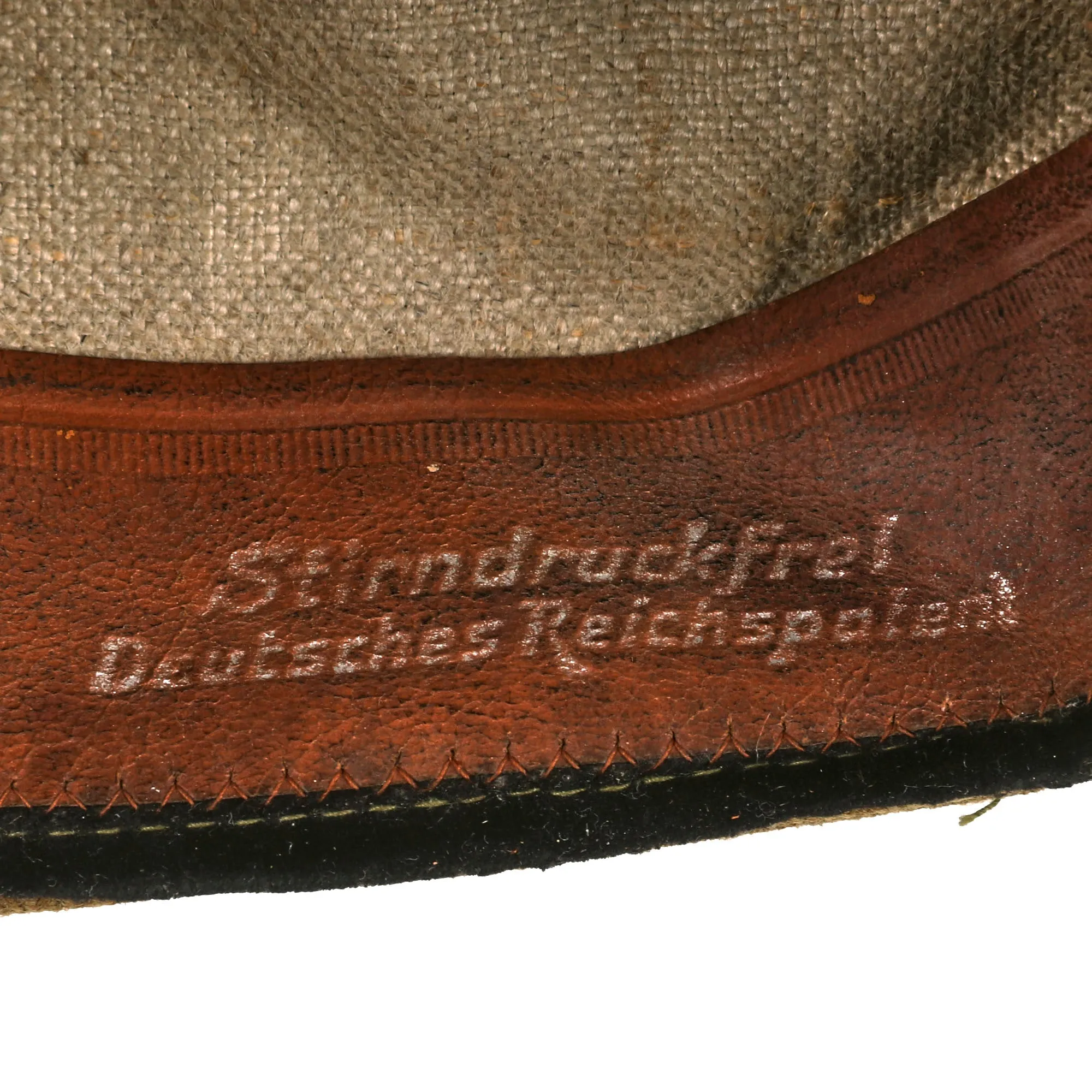 Original Rare German WWII NSKK EM/NCO Tuchmütze Service Kepi - Coffee Can Cap