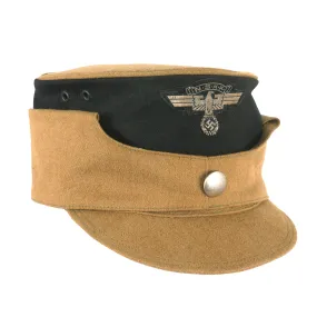 Original Rare German WWII NSKK EM/NCO Tuchmütze Service Kepi - Coffee Can Cap