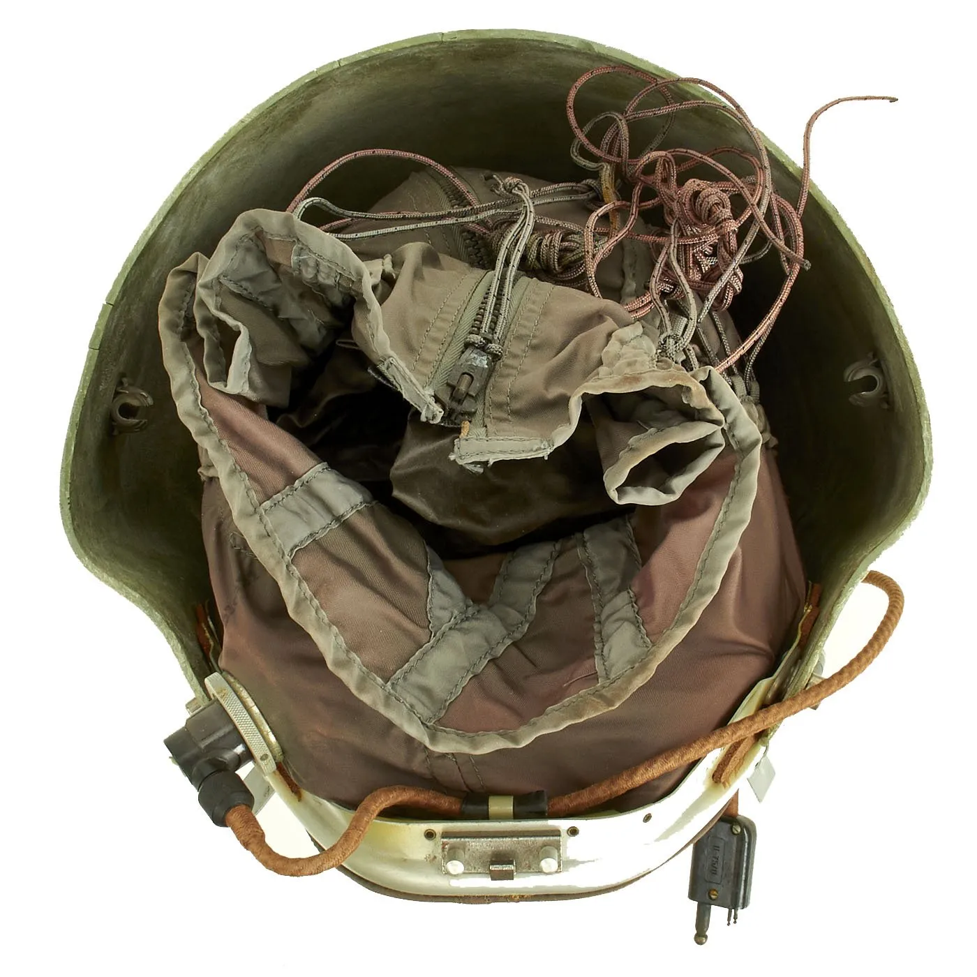 Original U.S. Cold War K-1 High Altitude Partial Pressure Helmet with Original Faceplate - Lockheed U-2 Spy Plane