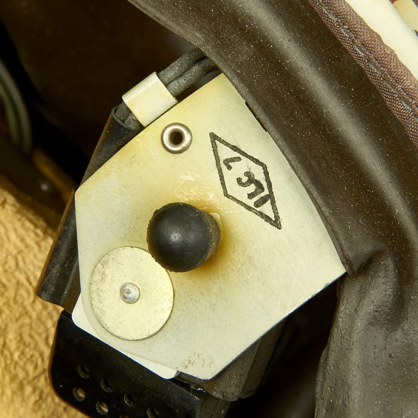 Original U.S. Cold War K-1 High Altitude Partial Pressure Helmet with Original Faceplate - Lockheed U-2 Spy Plane