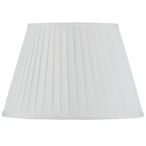 Pacific Lifestyle Ivory Poly Cotton Knife Pleat Shade 30cm