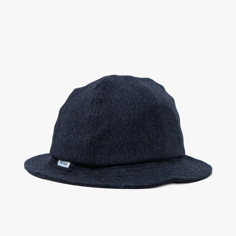 Palmes Wool Bucket Hat / Navy