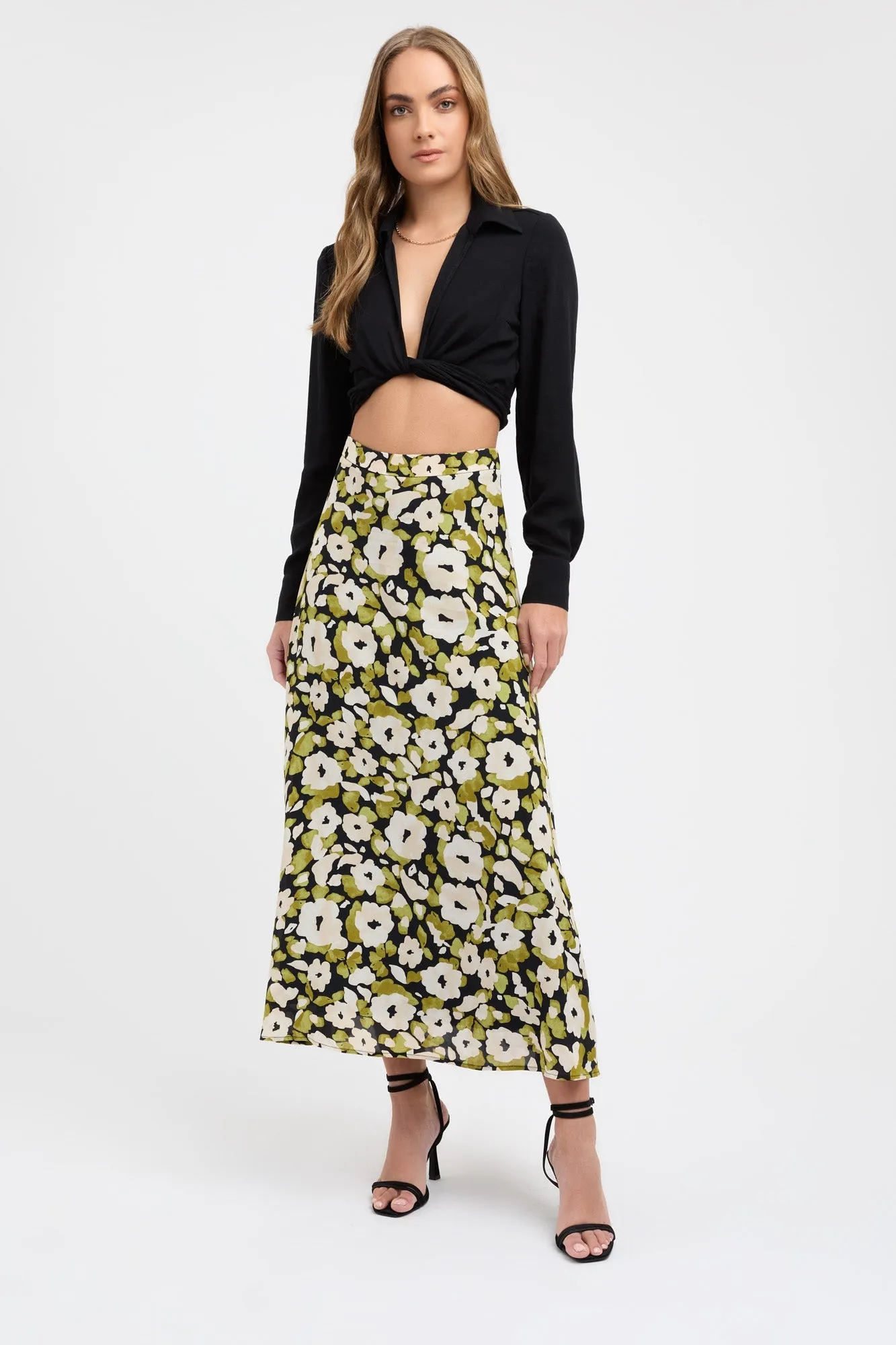 Paula Long Line Skirt