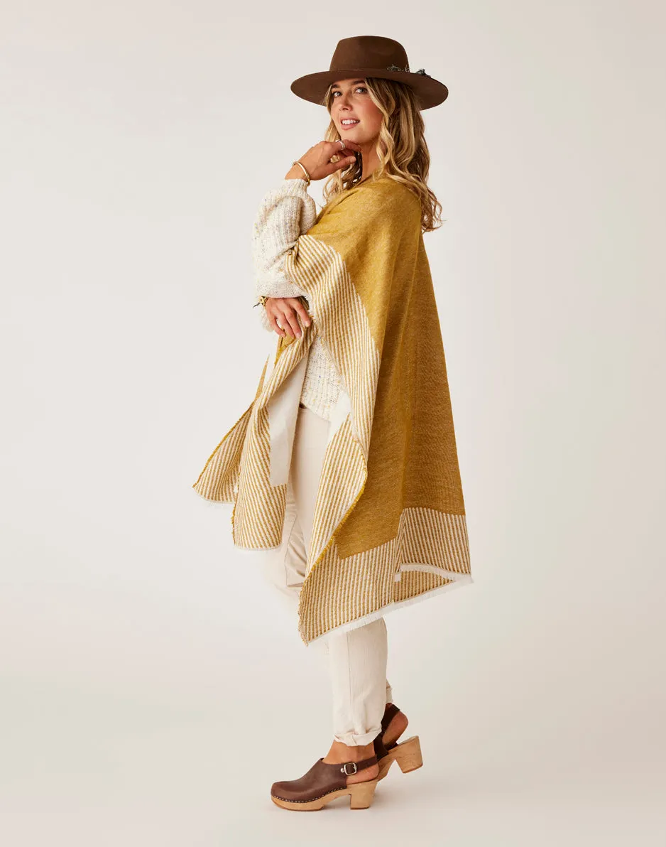 Playa Reversible Poncho: Wood