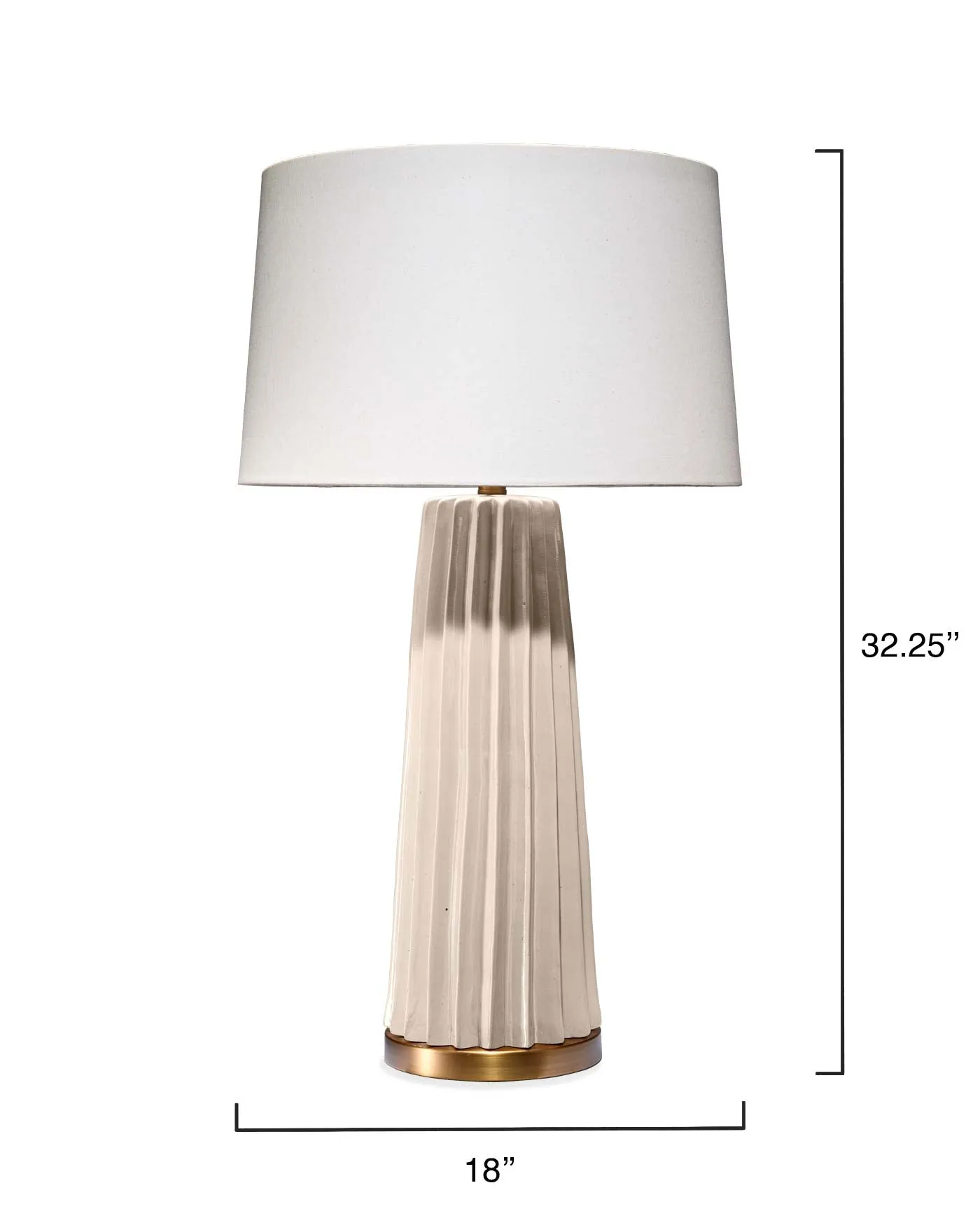 Pleated Table Lamp