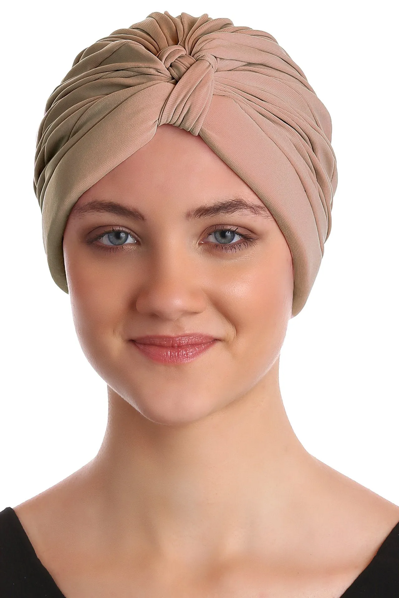 Pleated W Pattern Turban