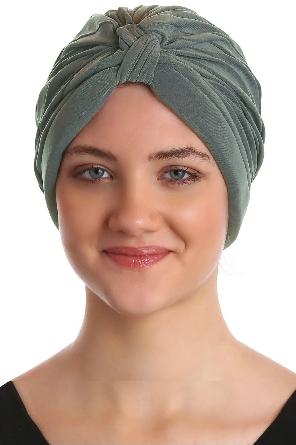 Pleated W Pattern Turban