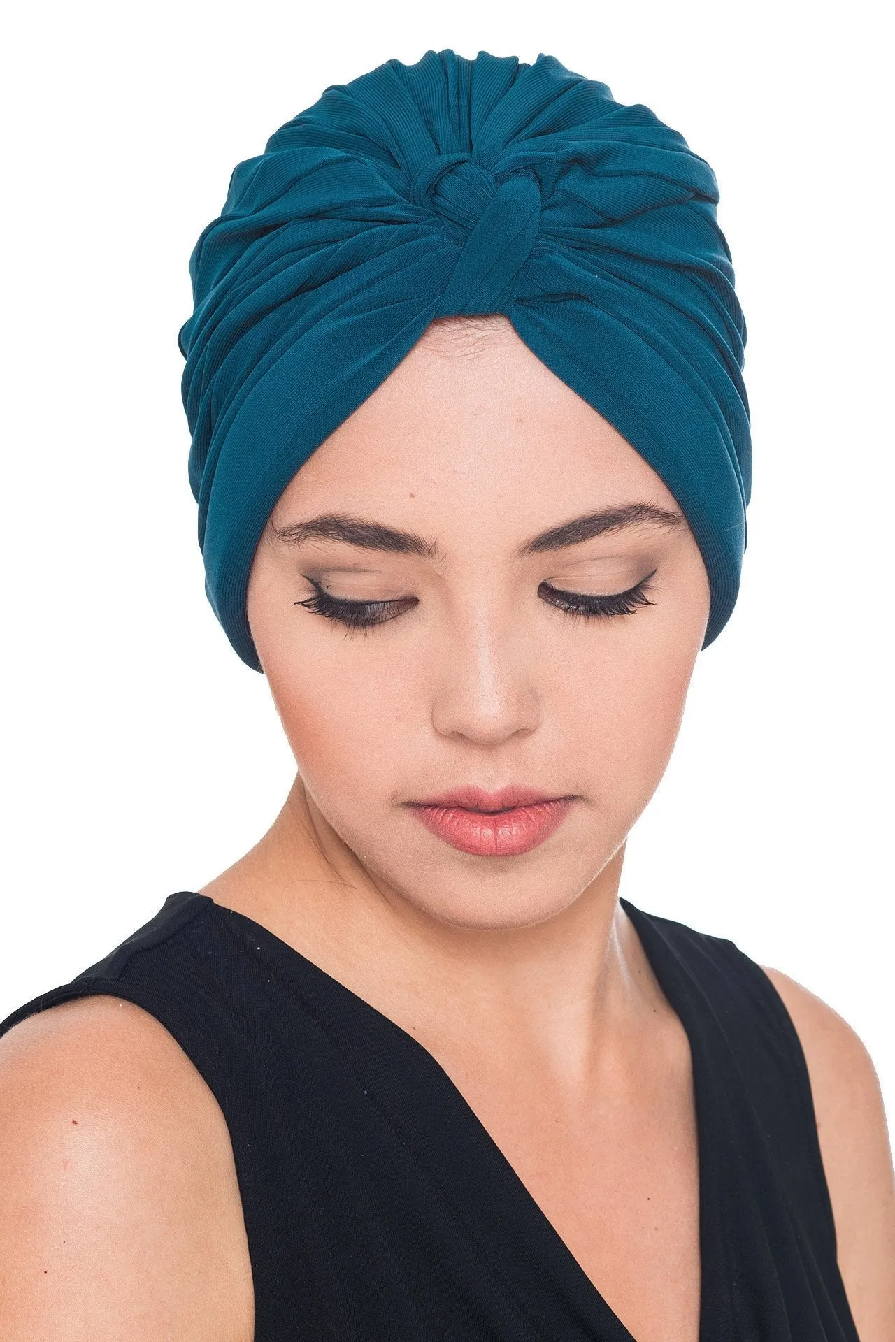 Pleated W Pattern Turban