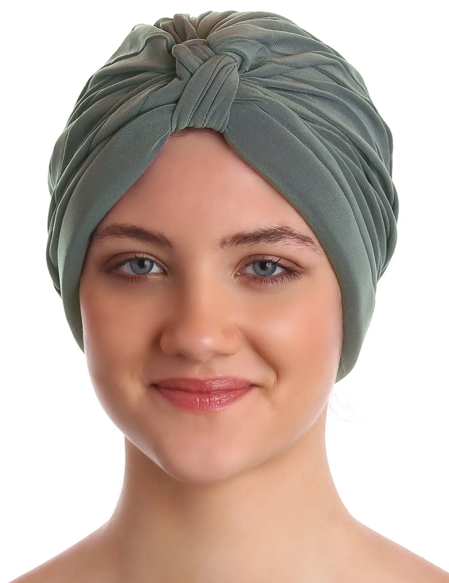 Pleated W Pattern Turban