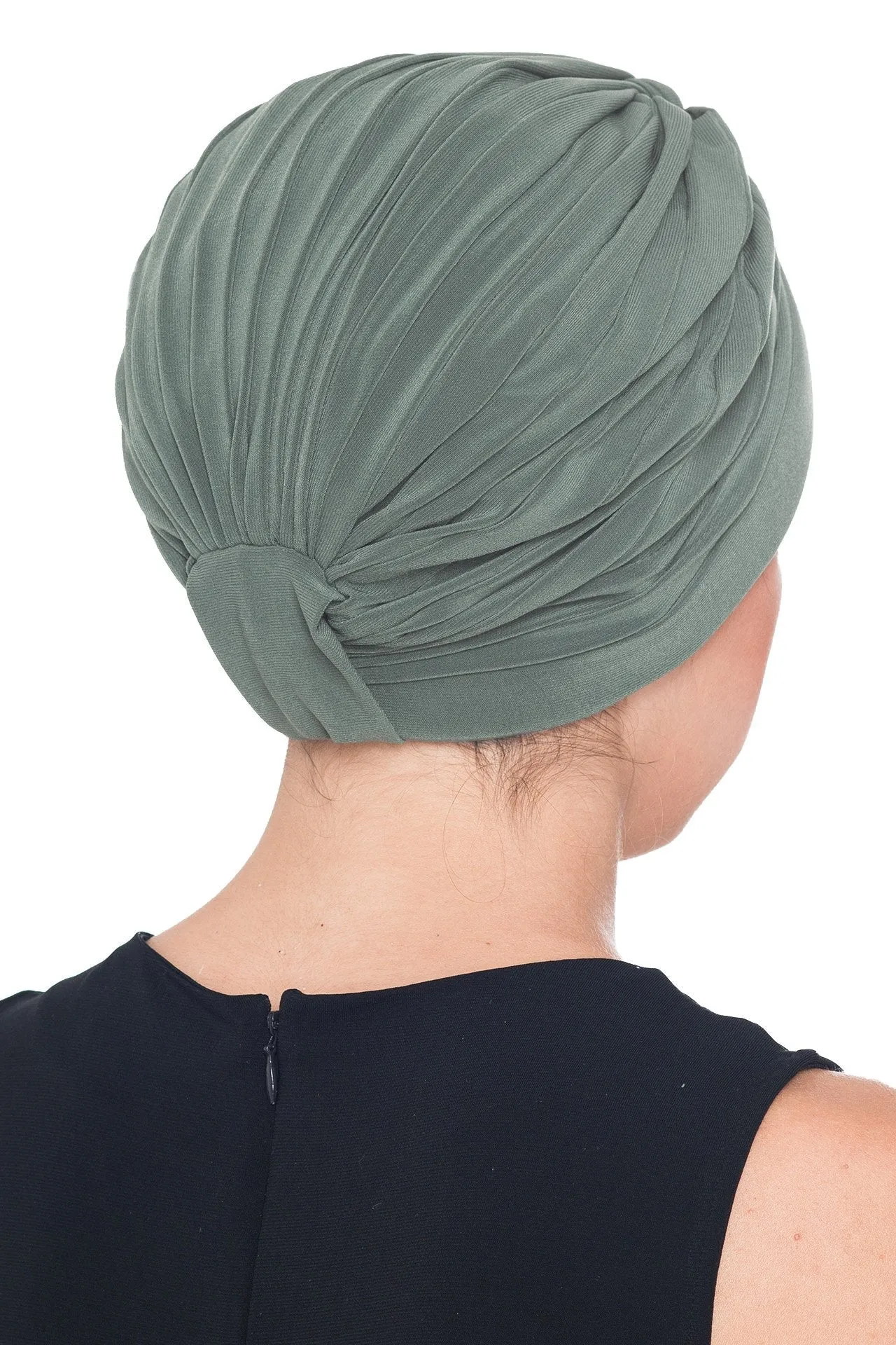 Pleated W Pattern Turban