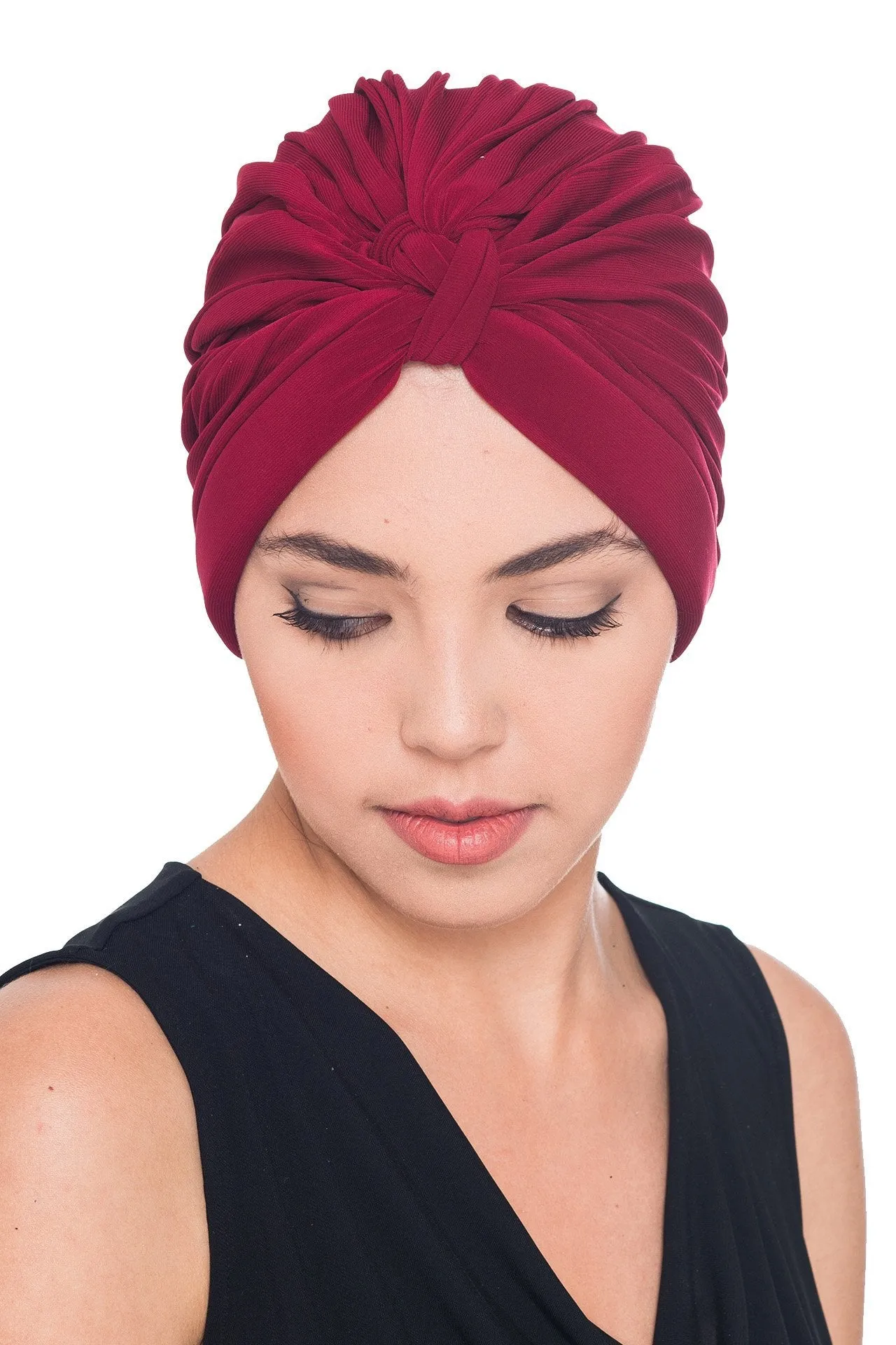 Pleated W Pattern Turban