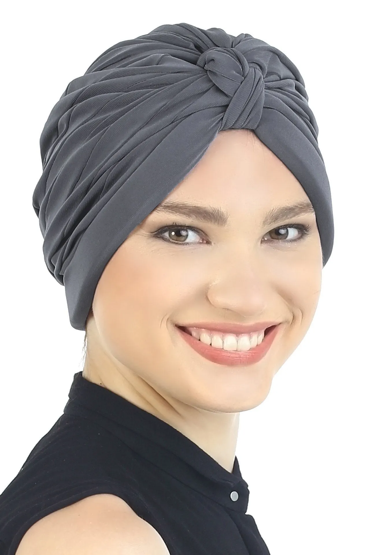 Pleated W Pattern Turban