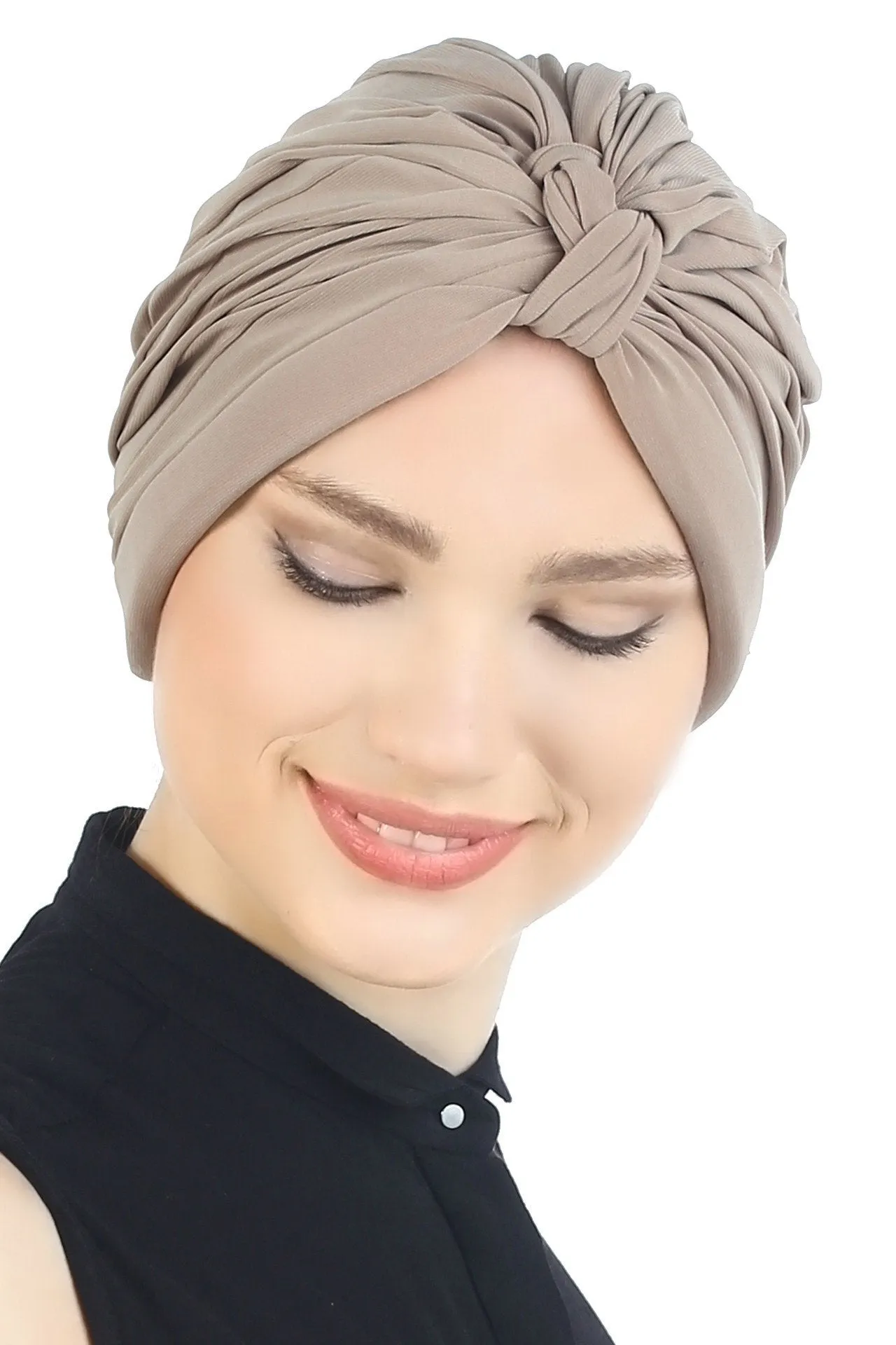 Pleated W Pattern Turban