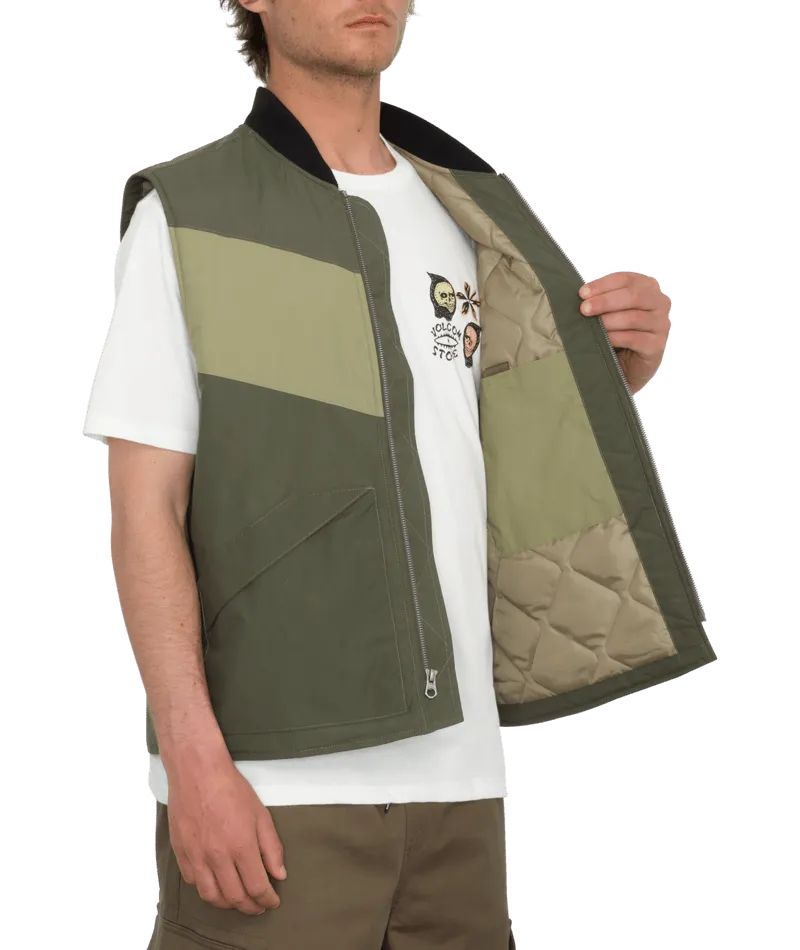 Prysmer Gilet in Squadron Green