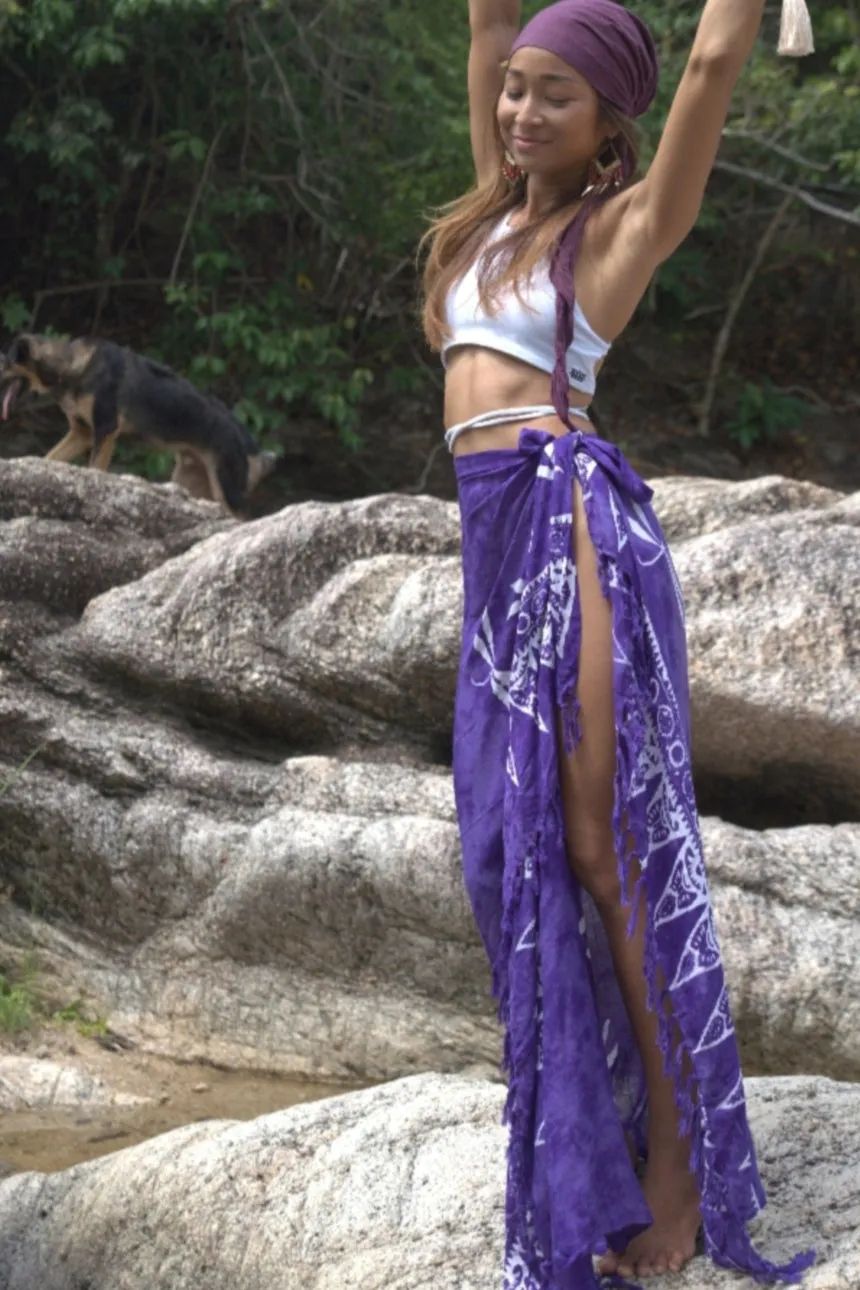 Purple Batik Sarong