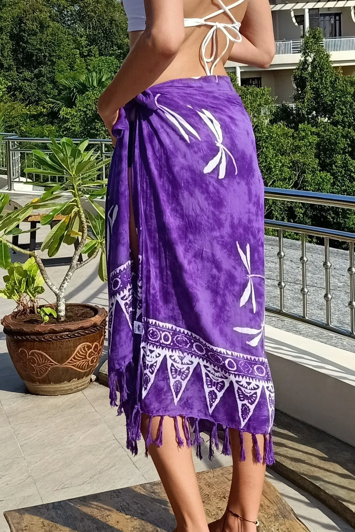 Purple Batik Sarong