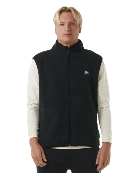 Quest Polar Fleece Gilet in Black