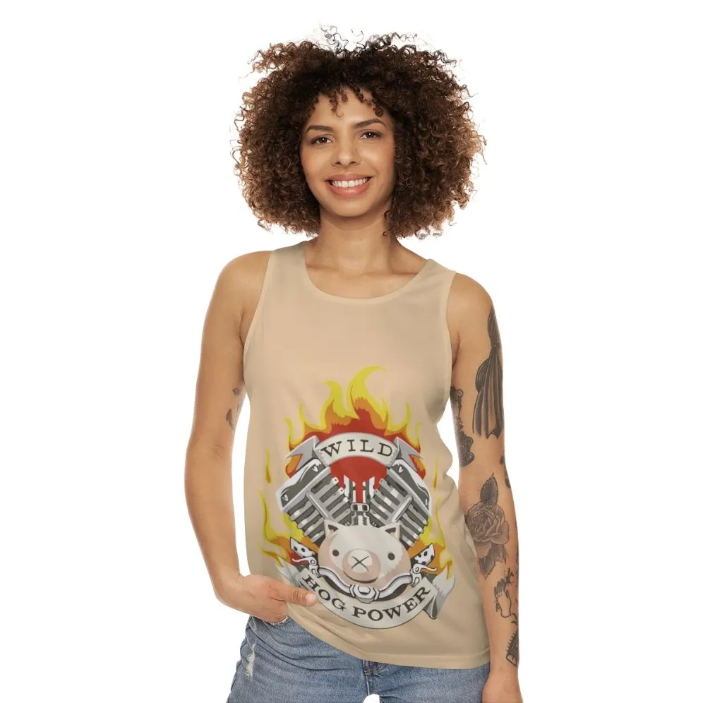 "Wild Hog Power Unisex Overwatch Gaming Tank Top"