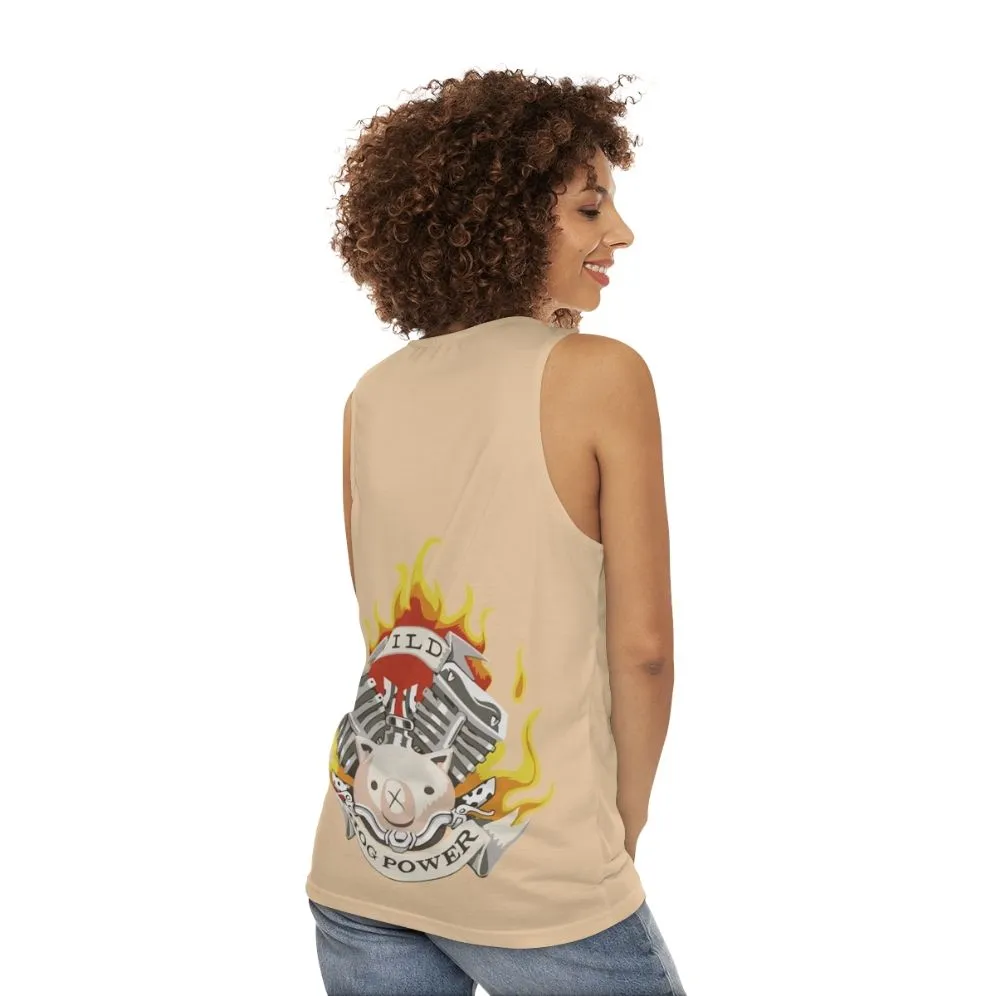 "Wild Hog Power Unisex Overwatch Gaming Tank Top"