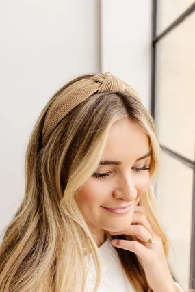 Shimmer Pleated Headband