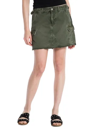 Short skirt in Olive