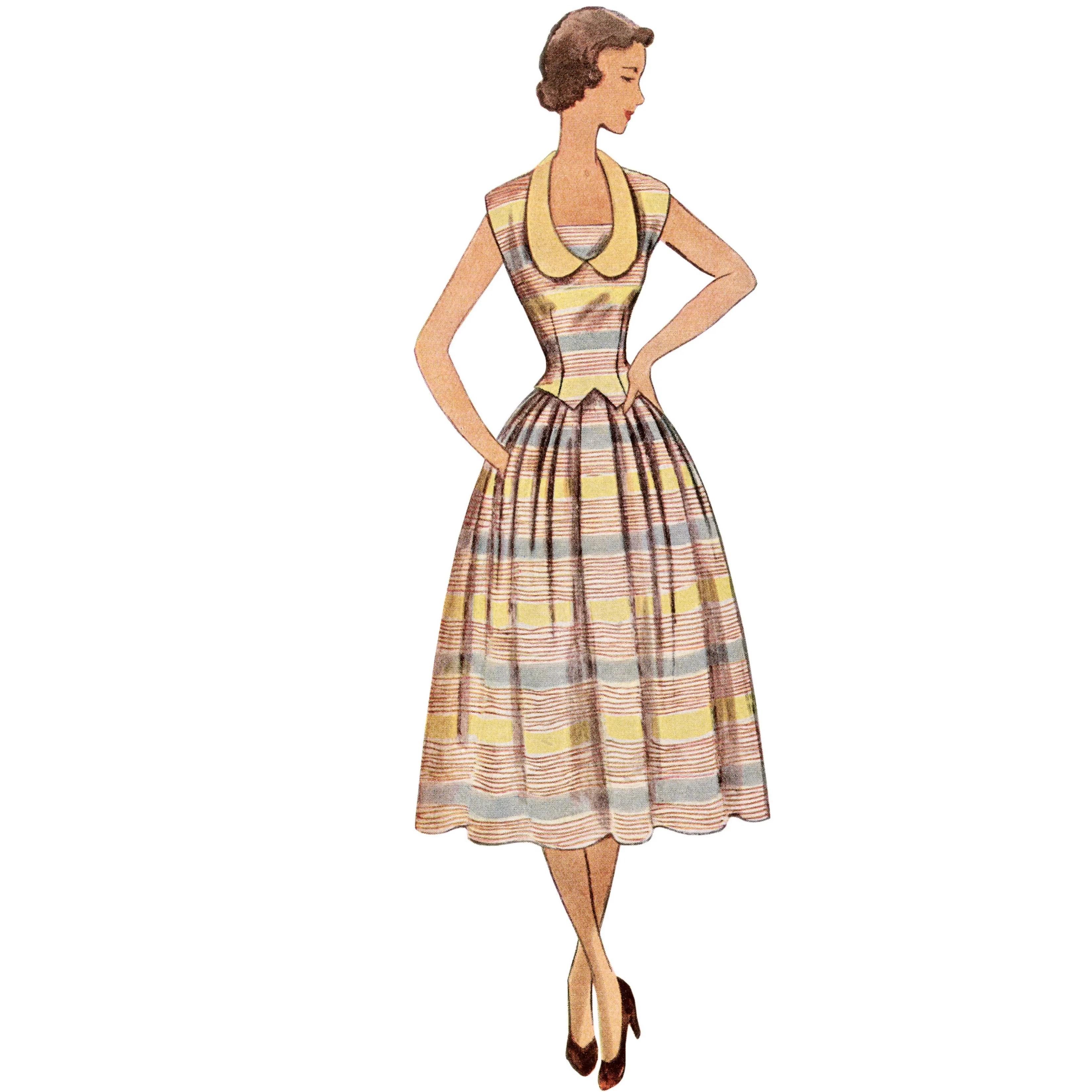 Simplicity pattern 9676 Misses' Vintage Two-Piece Dresses